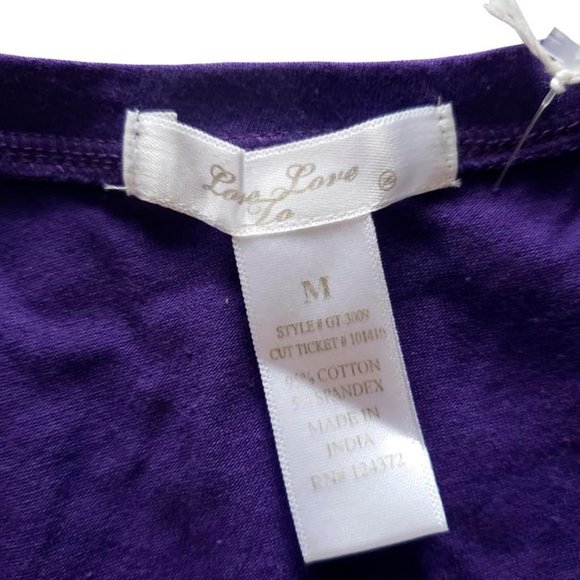 Love Fearless Purple T-shirt - Picture 4 of 6